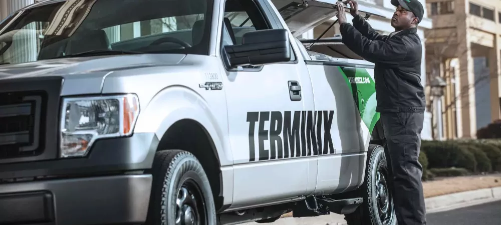 Terminix Technician and truck