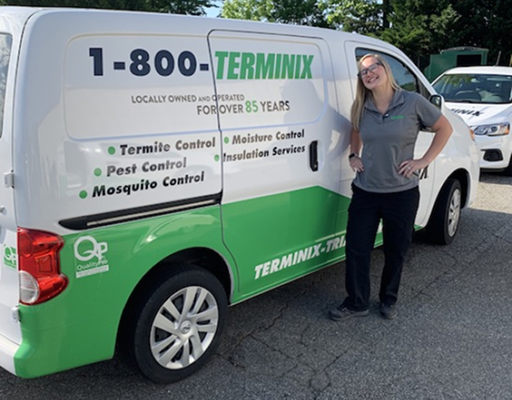Terminix Employee and Truck